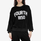 4th & Reckless Women's Cadie Velour Sweatshirt in Black