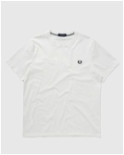Fred Perry Crew Neck T Shirt White - Mens - Shortsleeves