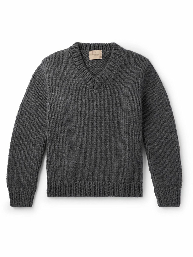 Photo: Federico Curradi - Loira Wool Sweater - Gray