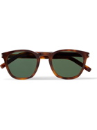 SAINT LAURENT - D-Frame Tortoiseshell Acetate Sunglasses