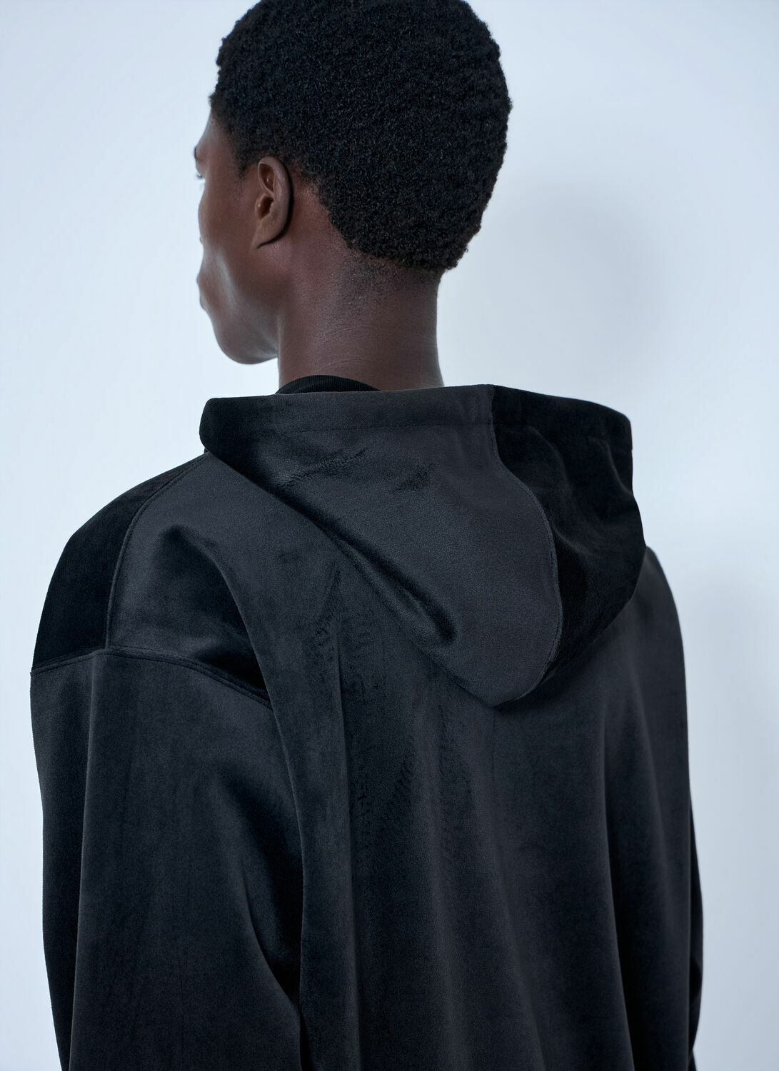 Y-3 Zip-Up Hoodie with Ribbed Trims