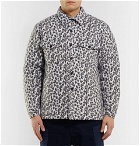 Noon Goons - Leopard-Print Fleece Shirt Jacket - Men - Gray