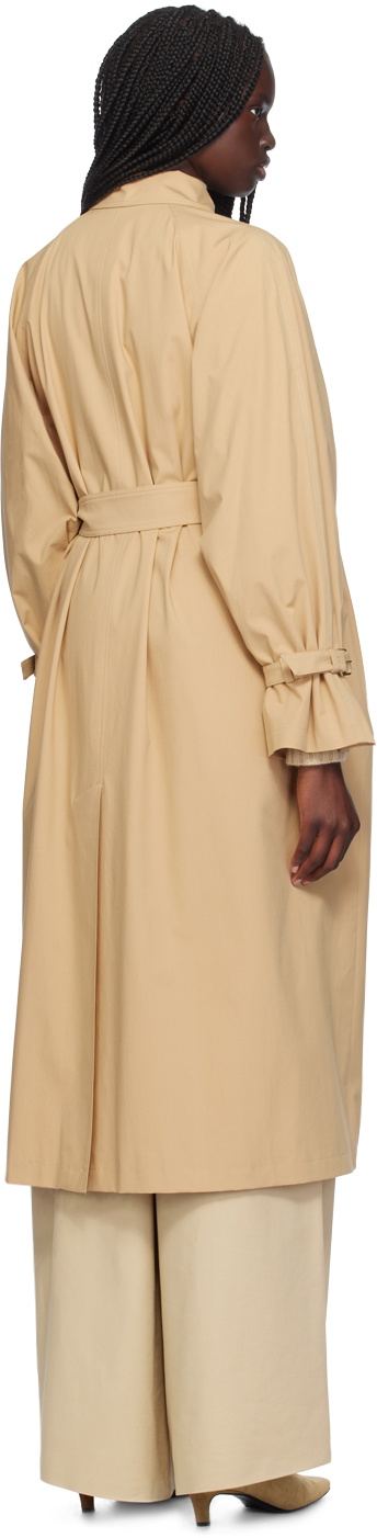 MAX MARA|COATS (MEMO (21026011 006 / 21026011600 006)) Max Mara Beige Memo Trench Coat Max Mara
