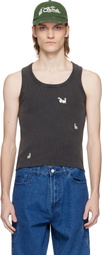 Carne Bollente Black Bunny Bliss Tank Top