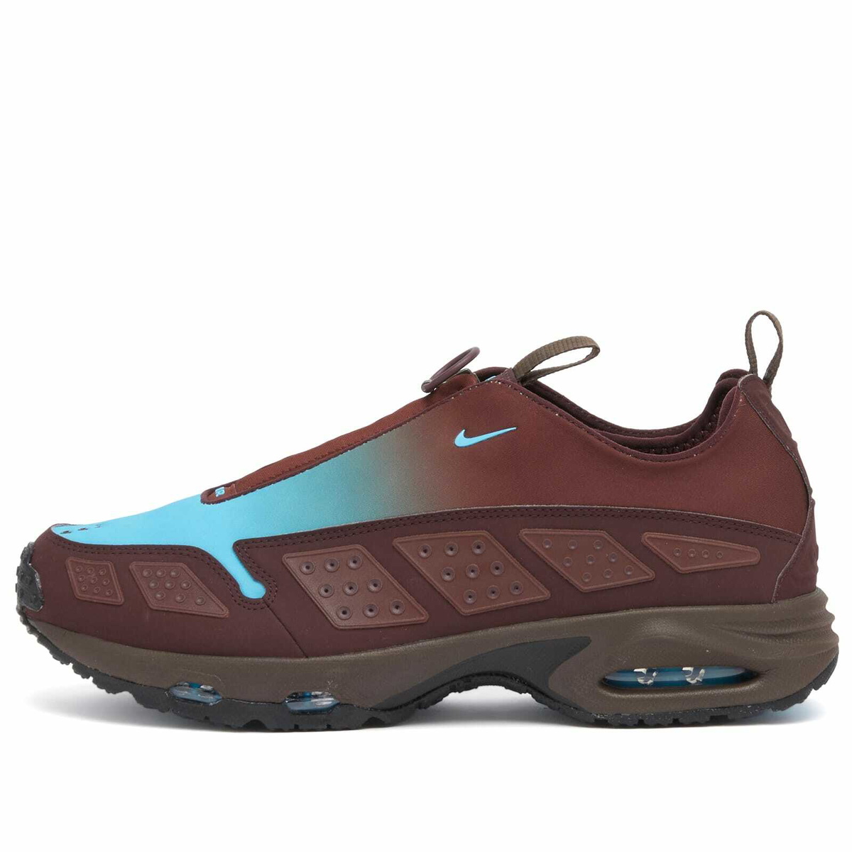 Nike Air Max SNDR Sneaker in Burgundy/Brown/Blue Nike