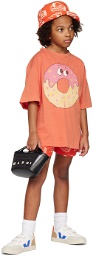 The Animals Observatory Kids Red Rooster Oversize T-Shirt