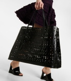 Alaïa Mina 50 Large leather tote bag