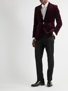 Favourbrook - Hampton Slim-Fit Grosgrain-Trimmed Wool-Twill Tuxedo Trousers - Black