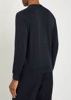 PS Paul Smith Appliquéd Cotton Jumper Navy