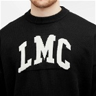 LMC Men's Arch Knit Jumper in Black