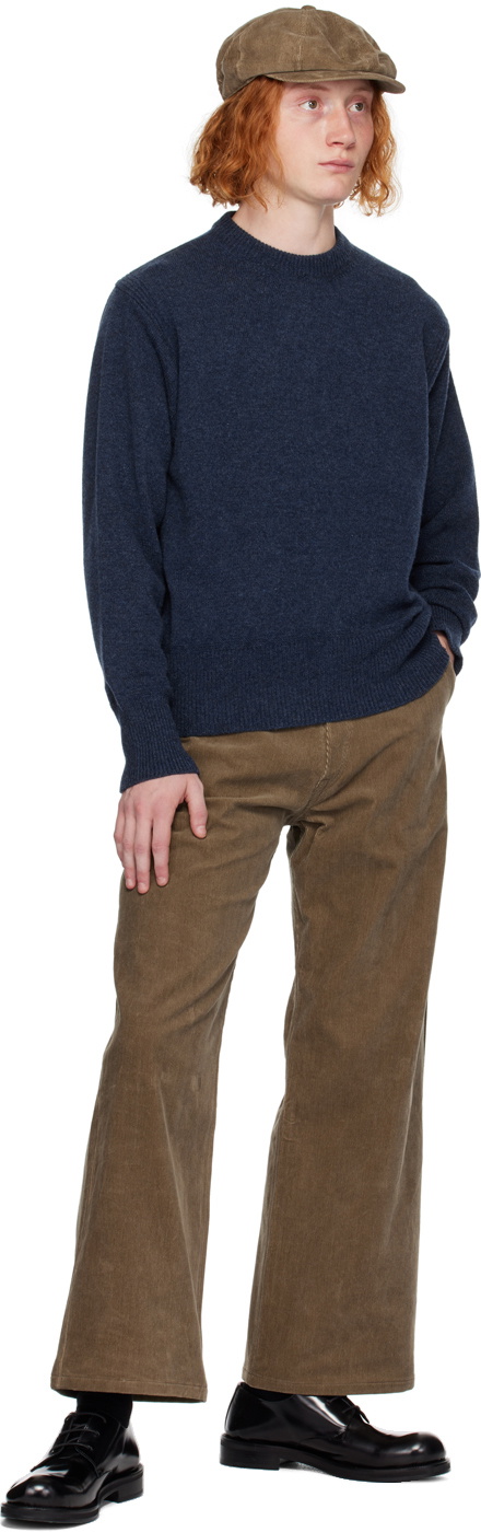 Taiga Takahashi タイガタカハシ　LOT.505 ニット　ネイビー Taiga Takahashi | LOT.505 V-NECK SWEATER