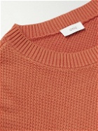 Onia - Waffle-Knit Cotton Sweater - Orange
