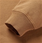 Acne Studios - Fagen Logo-Print Loopback Cotton-Jersey Hoodie - Tan