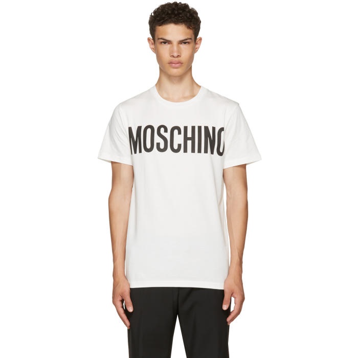 Photo: Moschino White Logo T-Shirt
