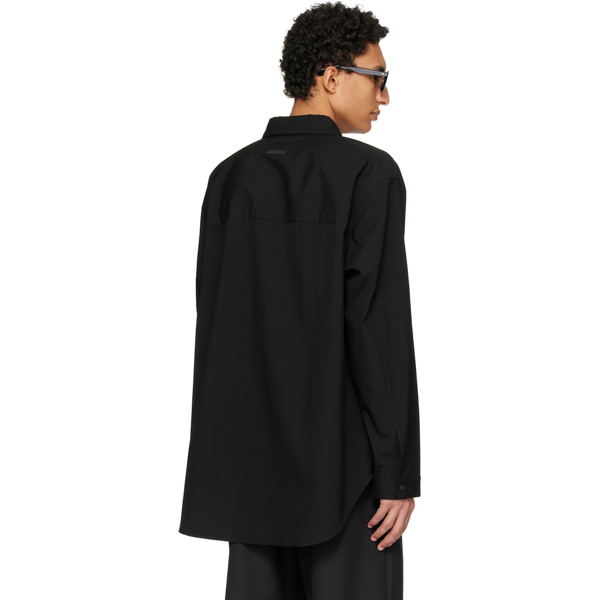 Fear of God Black Cotton Wool Oxford Classic Shirt
