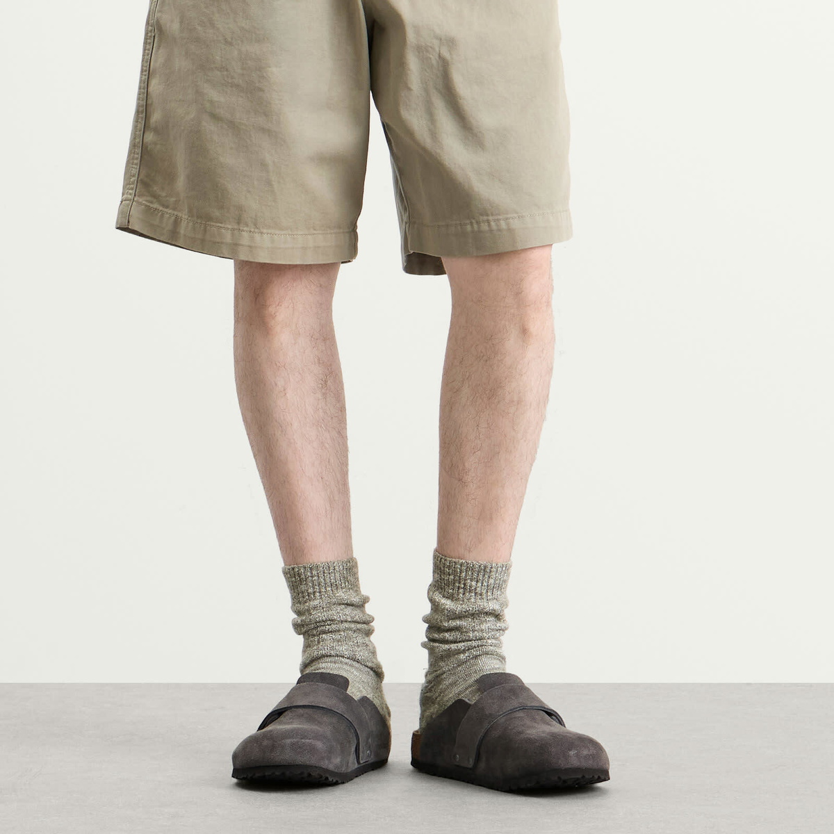Birkenstock Men's Loma - END. Exclusive in Charcoal Suede