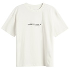 KA_YO_Prototype Men's Boxy Logo T-Shirt in Off White