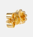 Sophie Bille Brahe Soleil de Fleur 18kt gold single earring with diamonds