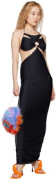 FAL-ASH Multicolor Feather Hoop Bag