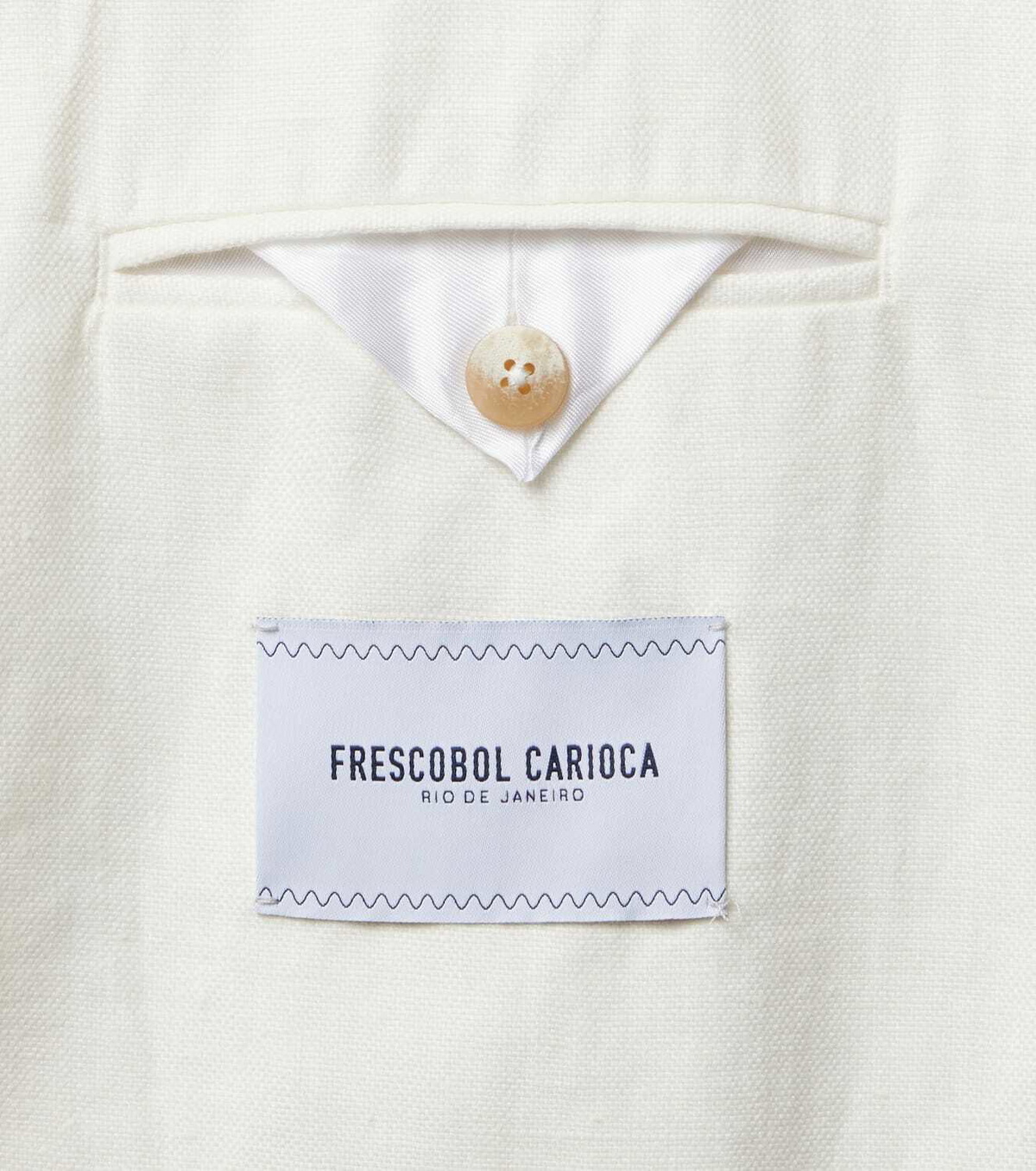 Frescobol Carioca Paulo linen blazer