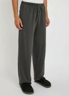The Elder Statesman Daily Cotton and Cashmere-blend Sweatpants Dark Grey