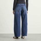 Adidas Women's Dad Jeans in Indigo Denim