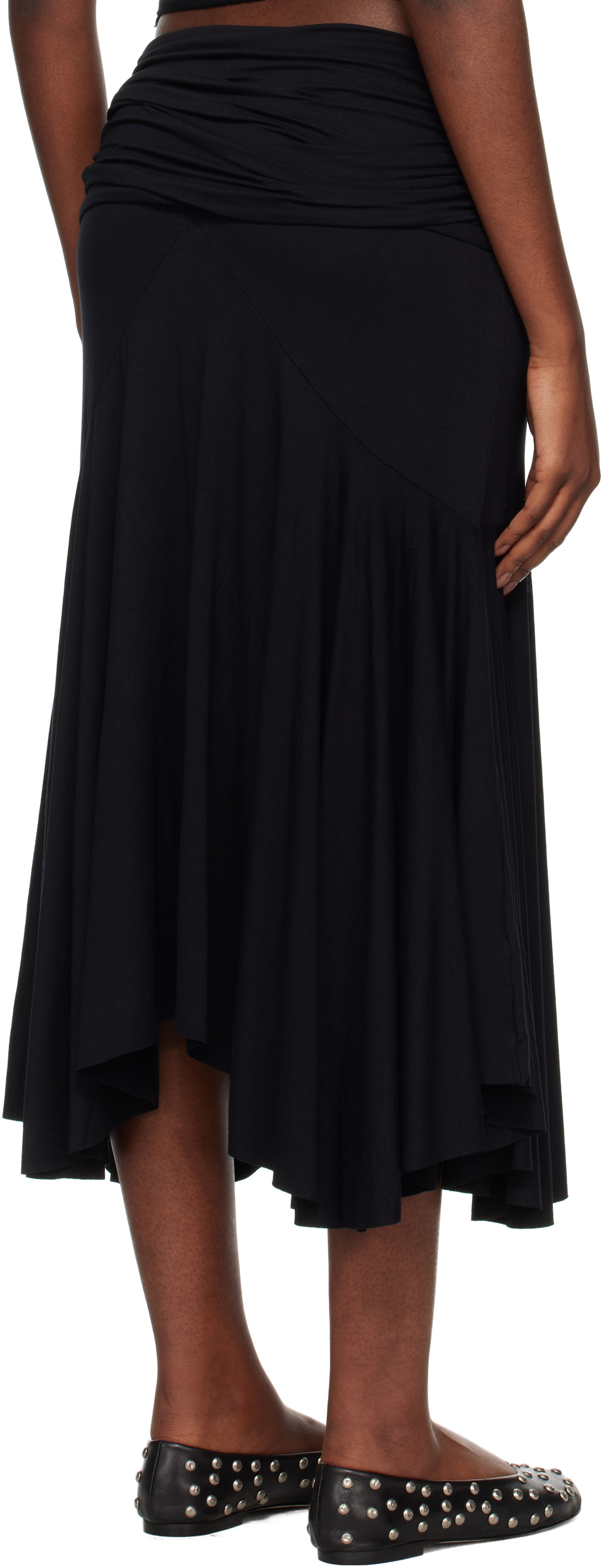 Gimaguas Black Fortuna Midi Skirt Gimaguas