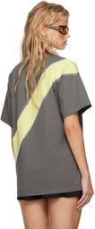 I'm Sorry by Petra Collins SSENSE Exclusive Gray Mimi Wade Edition Oversized T-Shirt