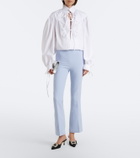 Safiyaa Mari crêpe flared pants