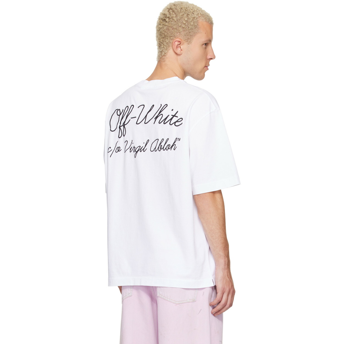 Off-White White Script Logo Skate T-shirt