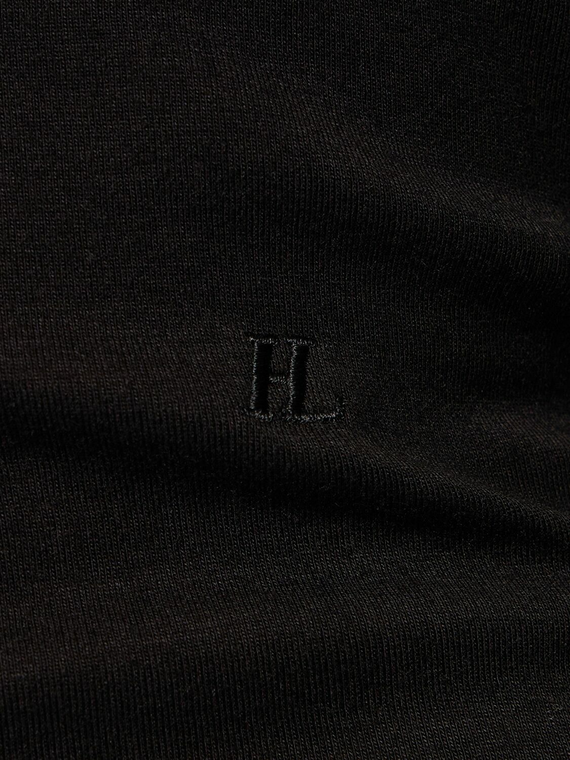 HELMUT LANG Slash Cut Out Long Sleeve Top Helmut Lang