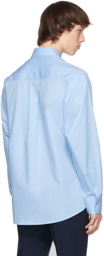 AMI Alexandre Mattiussi Blue Ami De Coeur Boxy Shirt