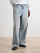 Our Legacy - Vast Cut Wide-Leg Distressed Jeans - Blue