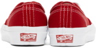 Vans Red OG Authentic LX Sneakers