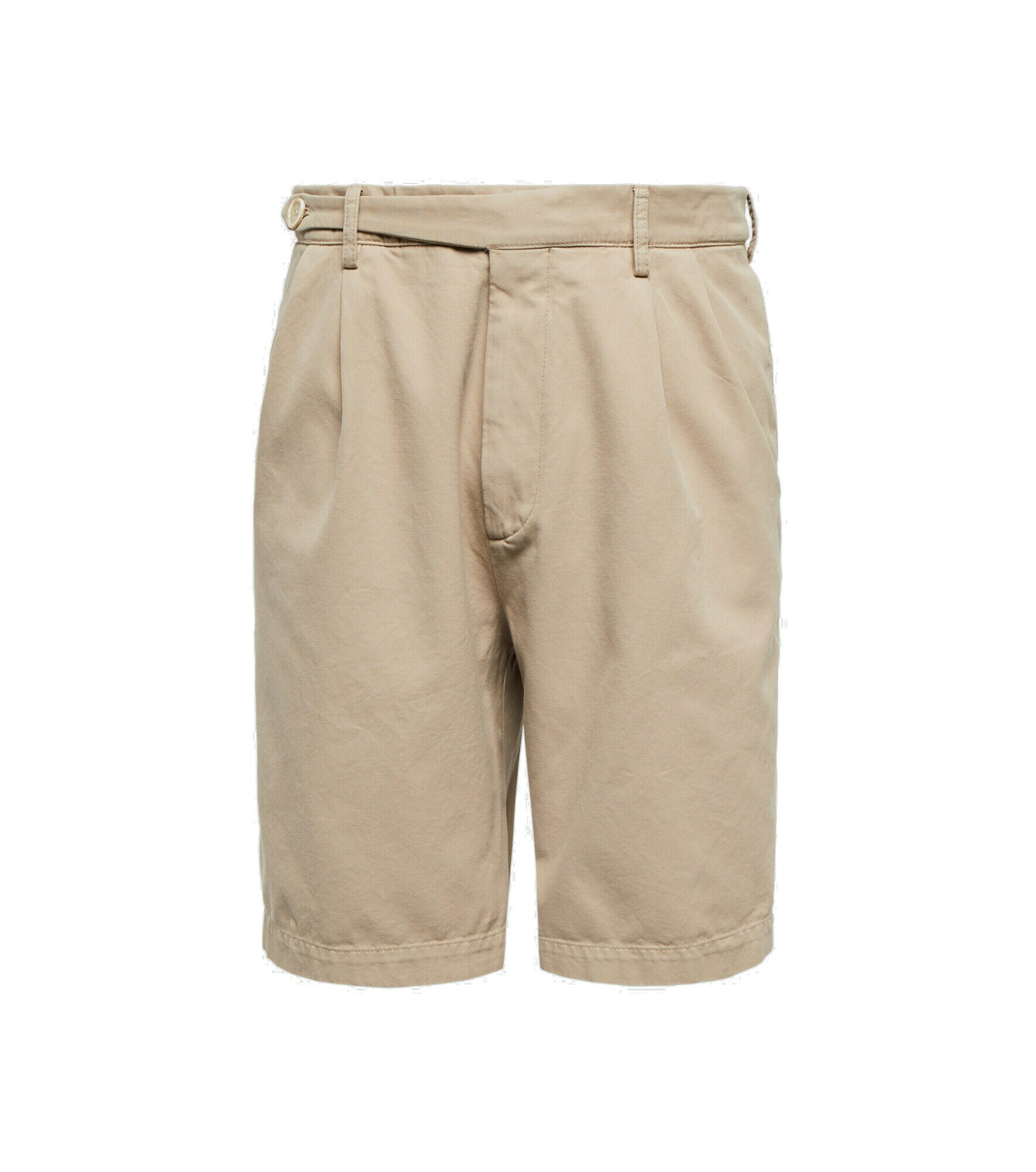 Brunello Cucinelli Beige Cotton Bermuda Shorts