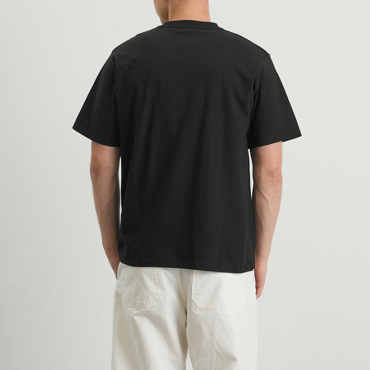 Armor-Lux Men's Logo Pocket T-Shirt in Black