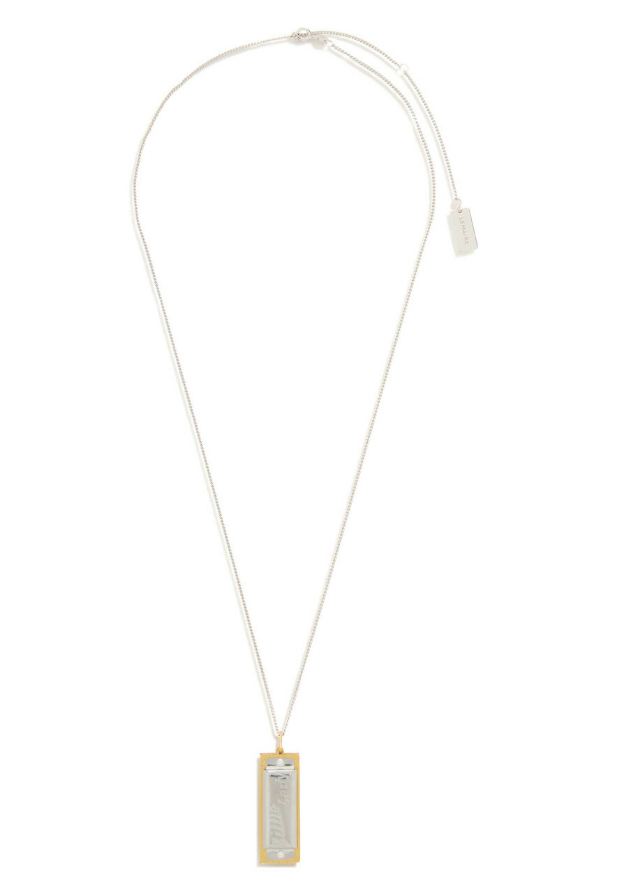 Lemaire Harmonica Rhodium-plated Necklace - Multicoloured - One Size