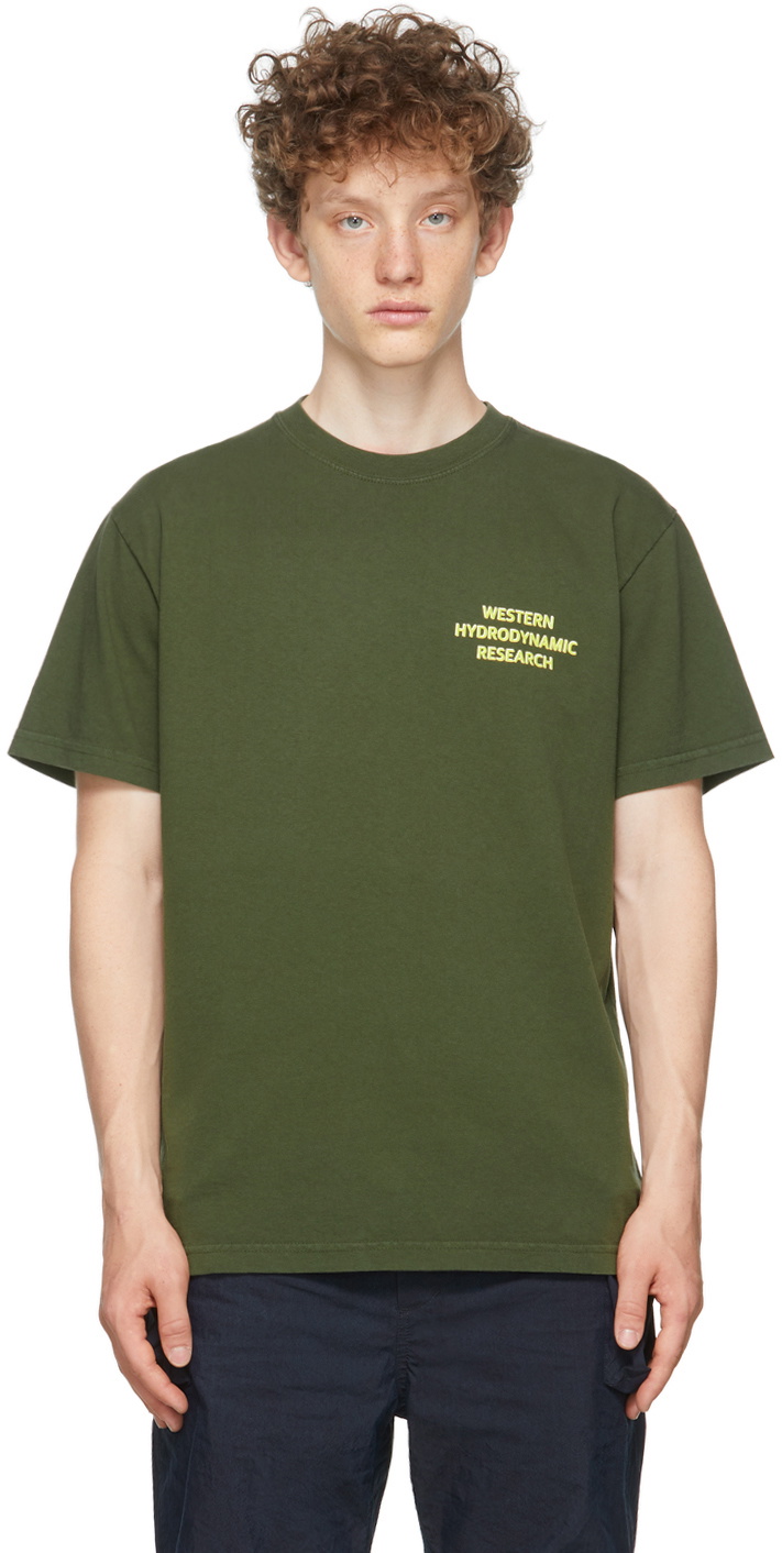 Western Hydrodynamic Research Green Uniform Double Vision Logo T-Shirt ...
