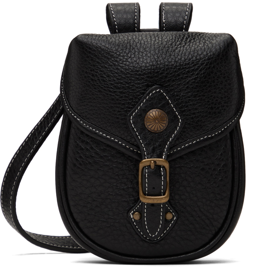 AFTER PRAY Black Western Belted Cross Bag