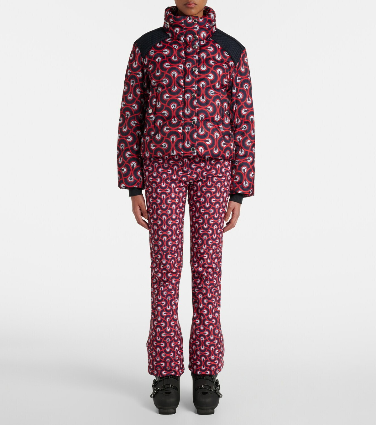 Fusalp Tatum printed quilted ski jacket