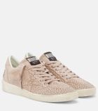 Golden Goose Ball Star embellished suede sneakers