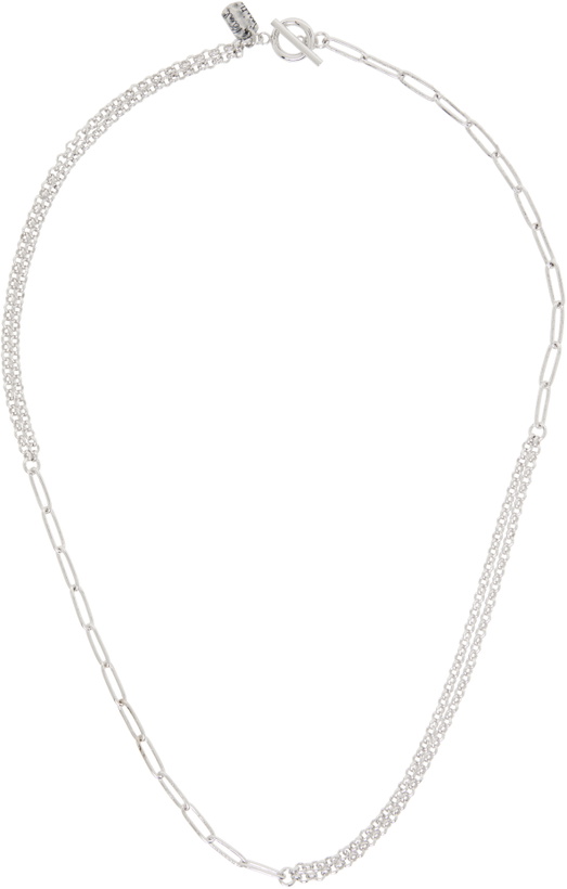 Photo: Paul Smith Silver Mixed Chain Necklace