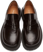 Maison Margiela Brown Leather Loafers