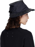Maison Margiela Navy Coated Cotton Hat