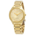 Citizen Drive Eco-Drive Champagne Dial Ladies Watch EM0752-54P