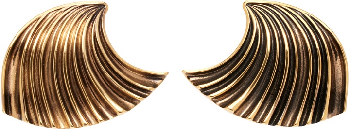 Photo: Jil Sander Gold Comma Earrings