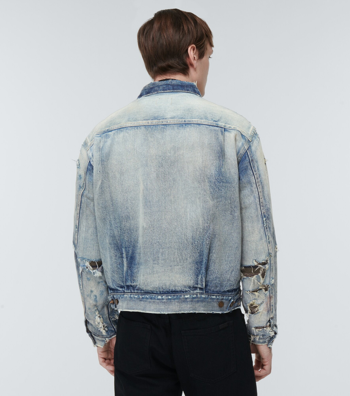 Saint Laurent - Distressed denim jacket Saint Laurent