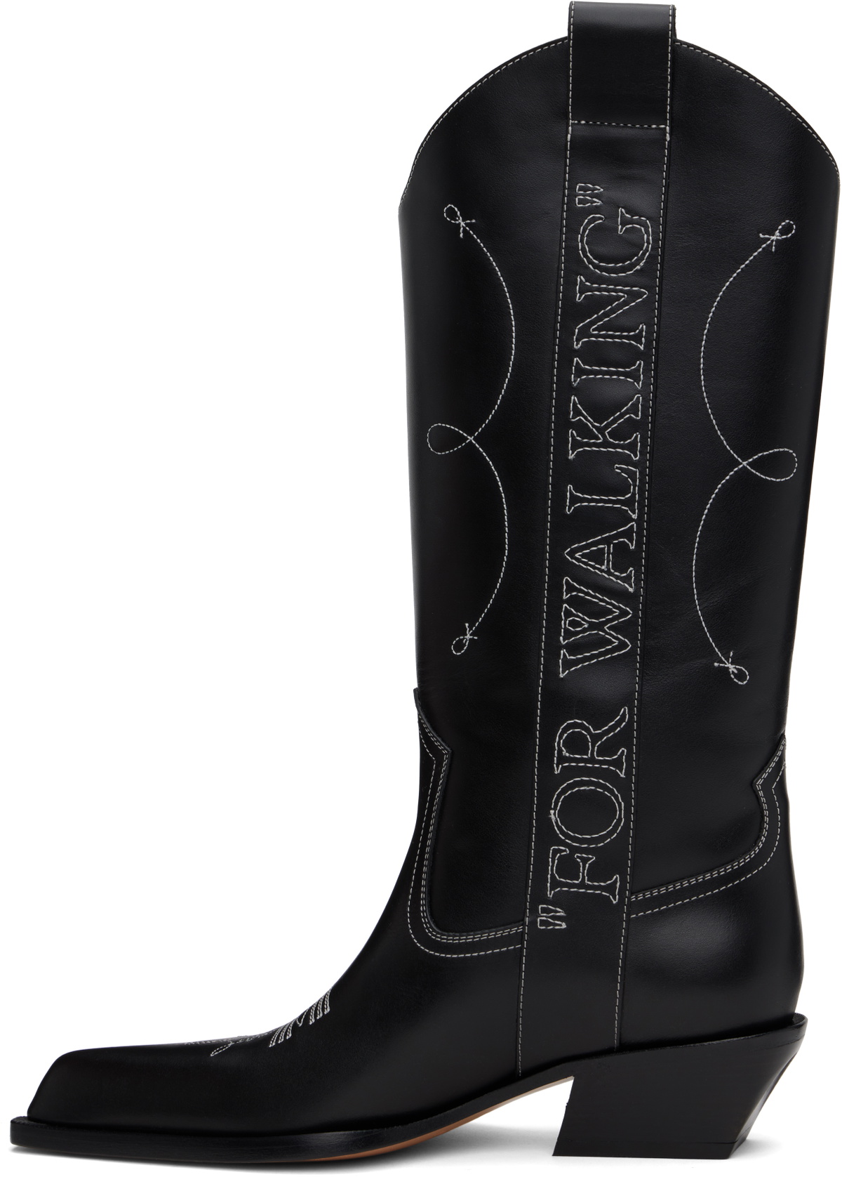 Off-White Black Frame Texan Tall Boots