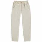 Folk Men's Drawcord Assembly Pant in Stone Brushed Twill
