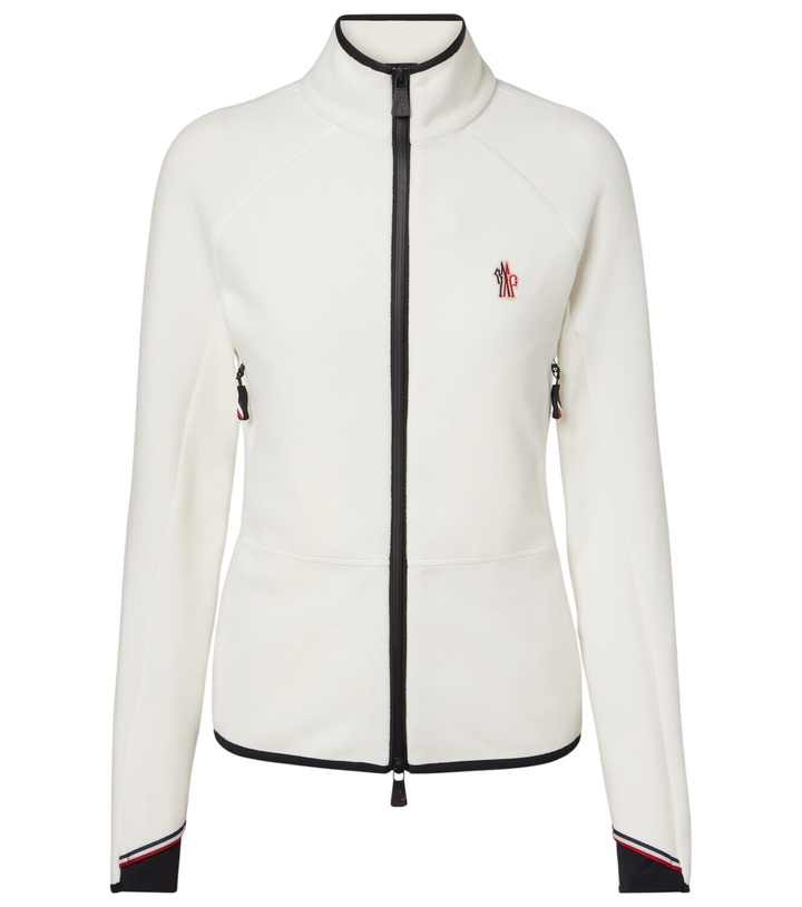 Photo: Moncler Grenoble Fleece zip-up cardigan